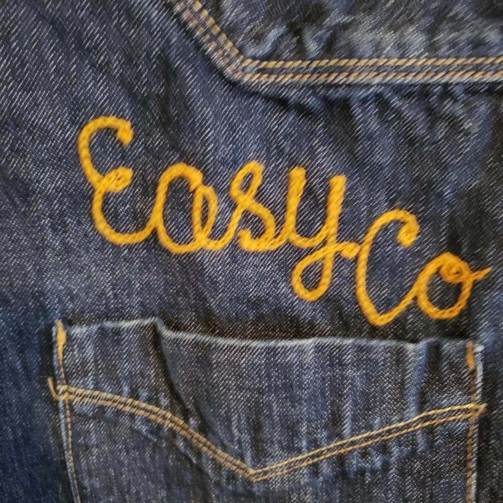 Shockoe Atelier M Japanese Denim Selvedge Western Pearl Snap Shirt Easy Co. - Picture 3 of 13
